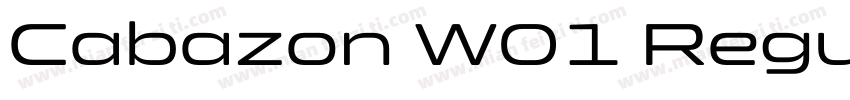 Cabazon W01 Regular字体转换